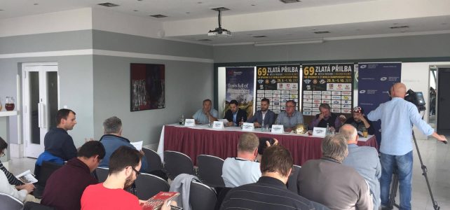Tisková konference k 69. ZLATÁ PŘILBA města Pardubic Tisková konference k 69. ZLATÁ PŘILBA města Pardubic