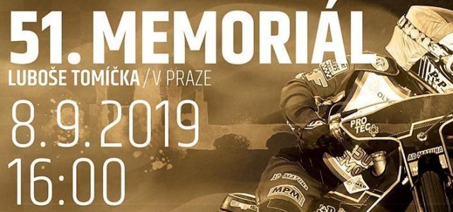 51. ročník Memoriálu Luboše Tomíčka mimořádně již tuto neděli 51. ročník Memoriálu Luboše Tomíčka mimořádně již tuto neděli