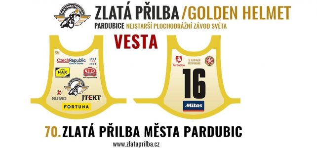 Chceš vestu z 70.ročníku Zlaté přilby města Pardubic