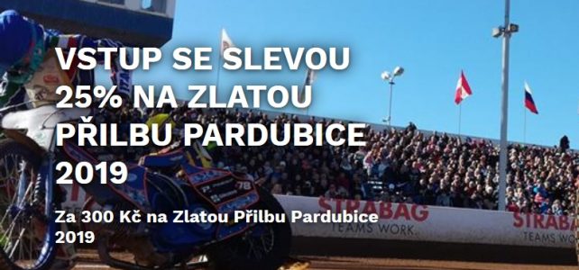 Vstup se slevou 25% na Zlatou Přilbu města Pardubic
