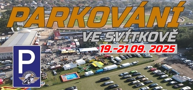 Parkování na plochodrážní Super víkend